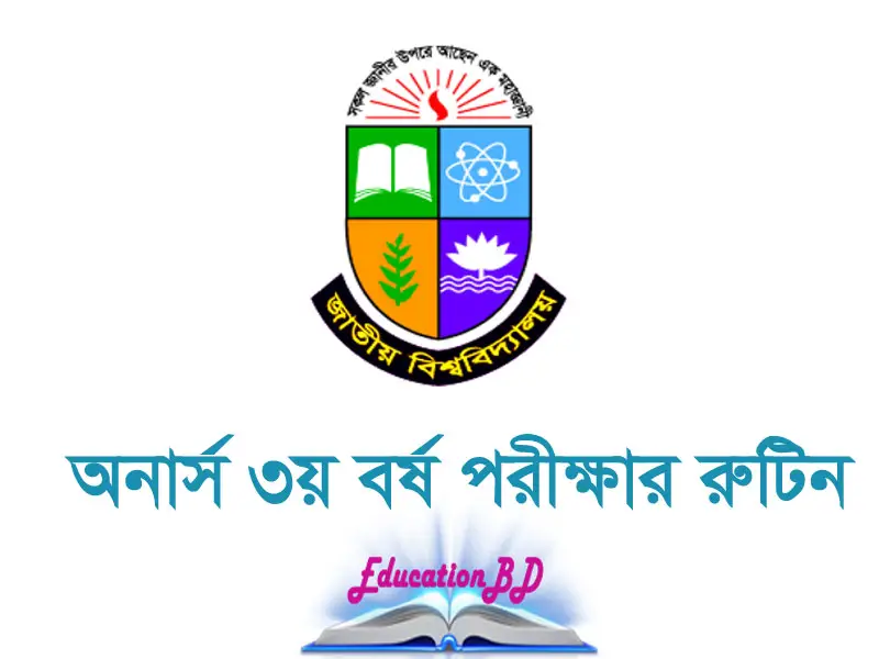Honours 3rd year routine 2019